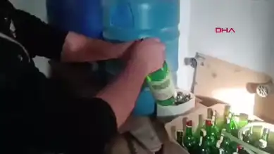 Ege Bölgesinde Sahte Alkol Baskını: 3 Gözaltı