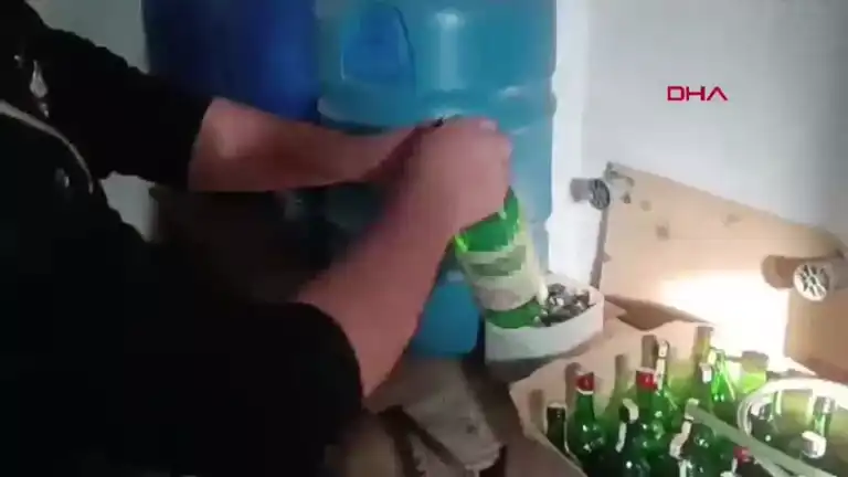 Ege Bölgesinde Sahte Alkol Baskını: 3 Gözaltı