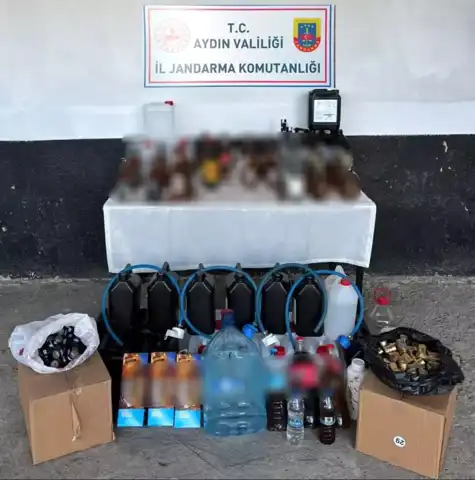 Söke'de Kaçak İçki Baskını!